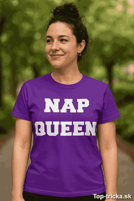 Vtipné tričko Nap Queen
