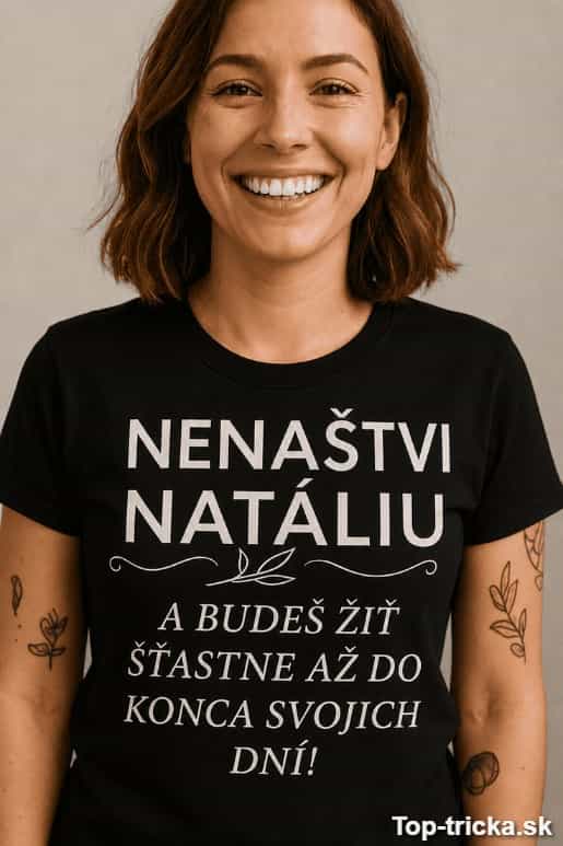 Vtipné tričko nehnevaj ma s ľubovoľným menom