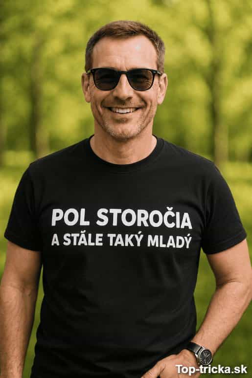 Vtipné tričko pol storočia a stále mladý