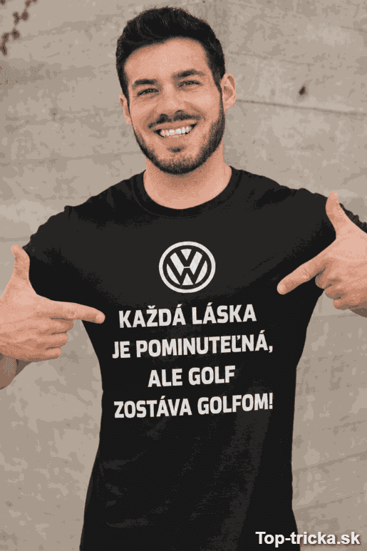Vtipné tričko pominuteľná láska golf