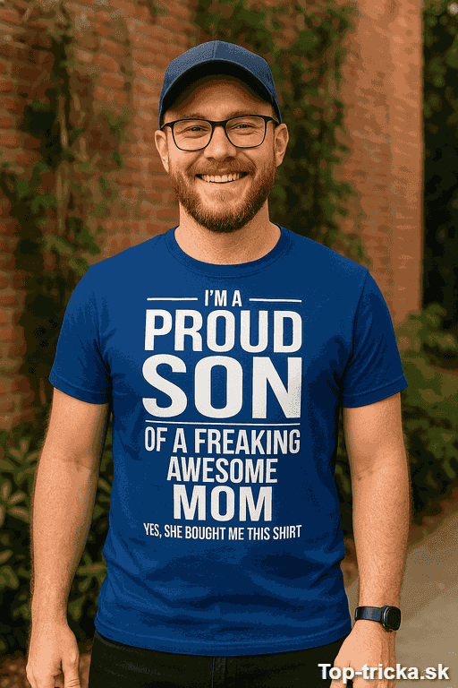 Vtipné tričko Proud Son