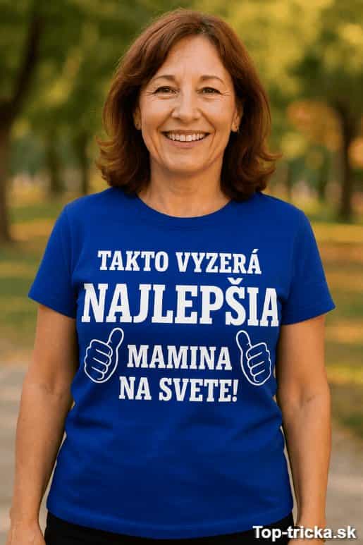 Vtipné tričko takto vyzerá najlepšia na svete