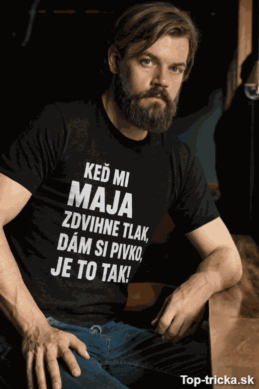 Vtipné tričko zdvihne tlak s ľubovoľným menom