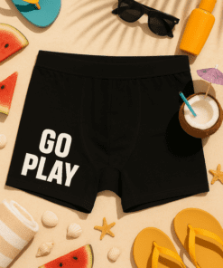 GO PLAY - Pánske plavkové boxerky