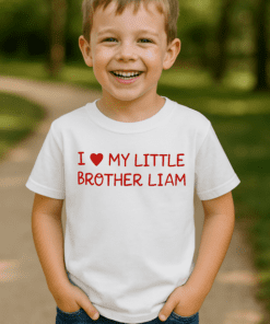 I LOVE MY LITTLE BROTHER (meno na želanie) - Detské tričko