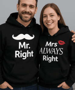 Mr. Right & Mrs ALWAYS Right - Mikina (komplet)