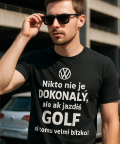 Smiešna tričko perfektné (značka auta podľa želania)