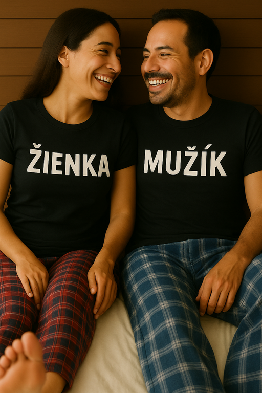 Tričko (komplet) mužik žienka