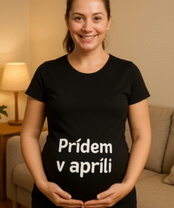 Tričko pre tehotné prichádzam v apríli