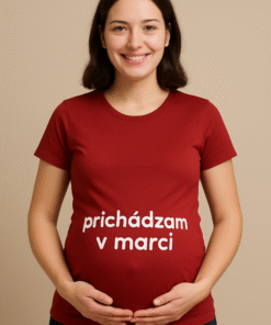 Tričko pre tehotné prichádzam v marci