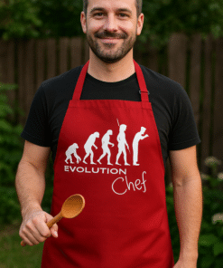 Vtipná zástera evolution chef