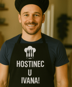 Vtipná zástera hostinec meno (podľa želania)