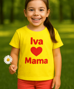 Vtipné detské tričko (meno podľa želania) ❤ mama