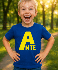 Vtipné detské tričko písmeno (meno podľa želania)