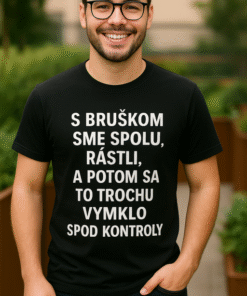 Vtipné tričko bruško a ja