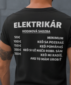 Vtipné tričko cenník (povolanie podľa želania)