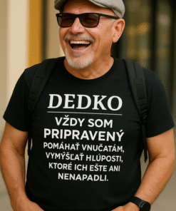 Vtipné tričko dedko robí hlúposti