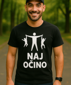 Vtipné tričko otec s deťmi