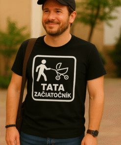 Vtipné tričko pre otcov — otec začiatočník