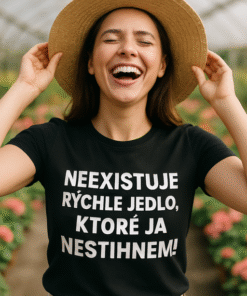 Vtipné tričko rýchle jedlo