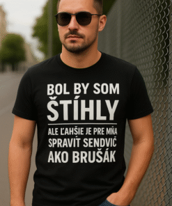 Vtipné tričko štíhly