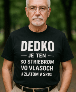 Vtipné tričko zlatý dedo
