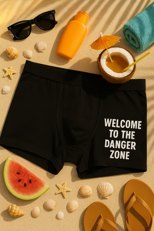 WELCOME TO THE DANGER ZONE - Pánske boxerky