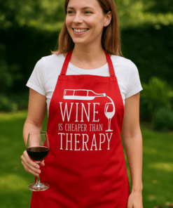 WINE IS CHEAPER THAN THERAPY - Zástera