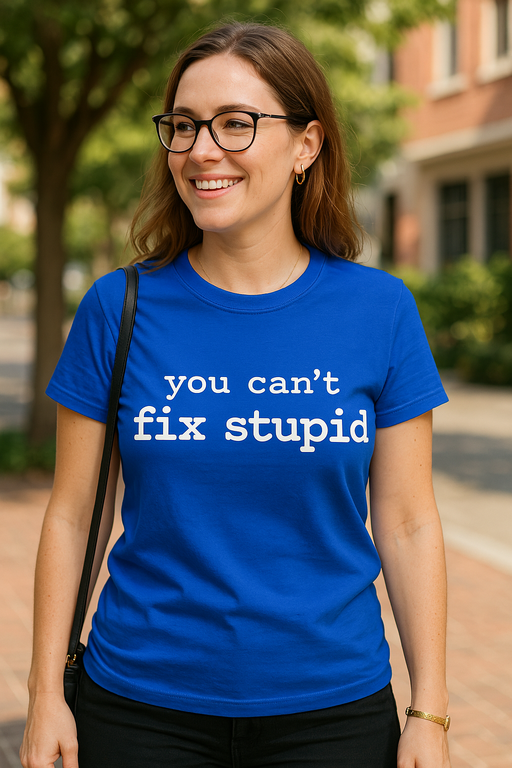 You can't fix stupid - Tričko