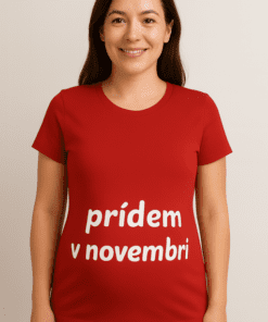 Tehotenské tričko „Prídem v novembri“