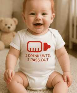 Detské body I drink until I pass out