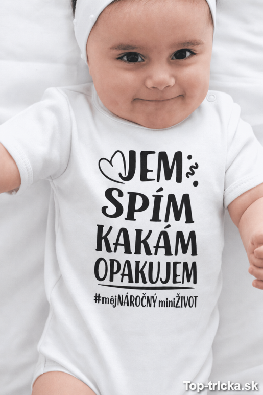 Detské body jem spím kakám opakujem
