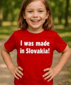 Detské tričko I was made in Slovakia