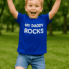 Detské tričko My Daddy Rocks