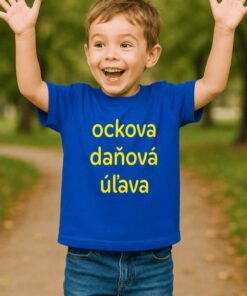 Detské tričko ockova daňová úľava