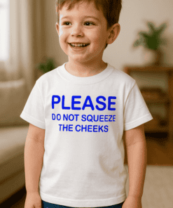 Detské tričko please do not squeeze the cheeks