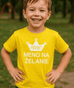 Detské tričko princ s ľubovoľným menom