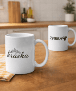 Hrnčeky pre páry kráska a zviera
