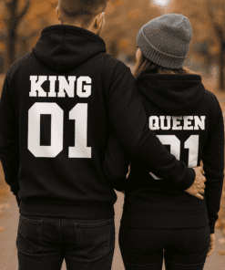 Mikiny pre páry King Queen 01