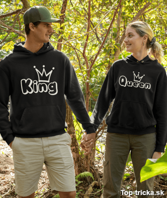 Mikiny pre páry King Queen