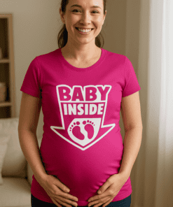 Tehotenské tričko Baby Inside nôžičky