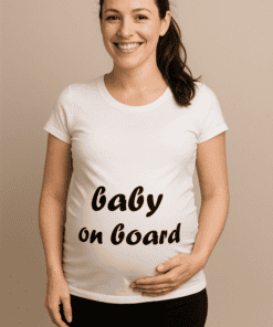 Tehotenské tričko baby on board