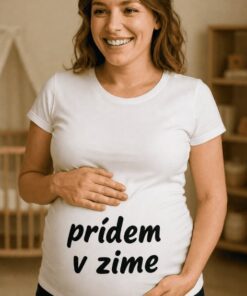 Tehotenské tričko prídem v zime