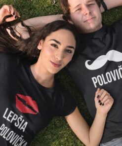 Tričká pre páry dve polovičky