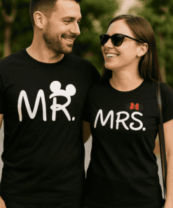 Tričká pre páry Mr Mrs