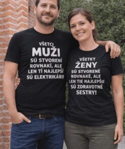 Tričká pre páry stvorení rovnakí s povolaním