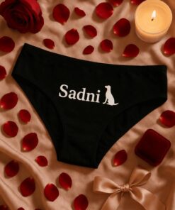 Vtipná dámska bielizeň Sadni psík