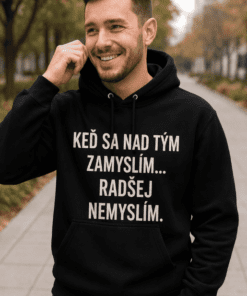Vtipná mikina keď sa zamyslím