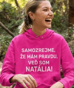 Vtipná mikina mám pravdu s ľubovoľným menom