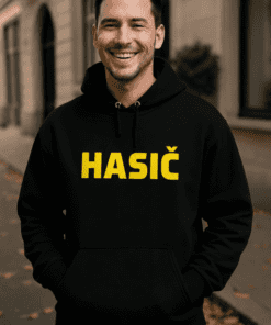 Vtipná mikina s kapucňou hasič